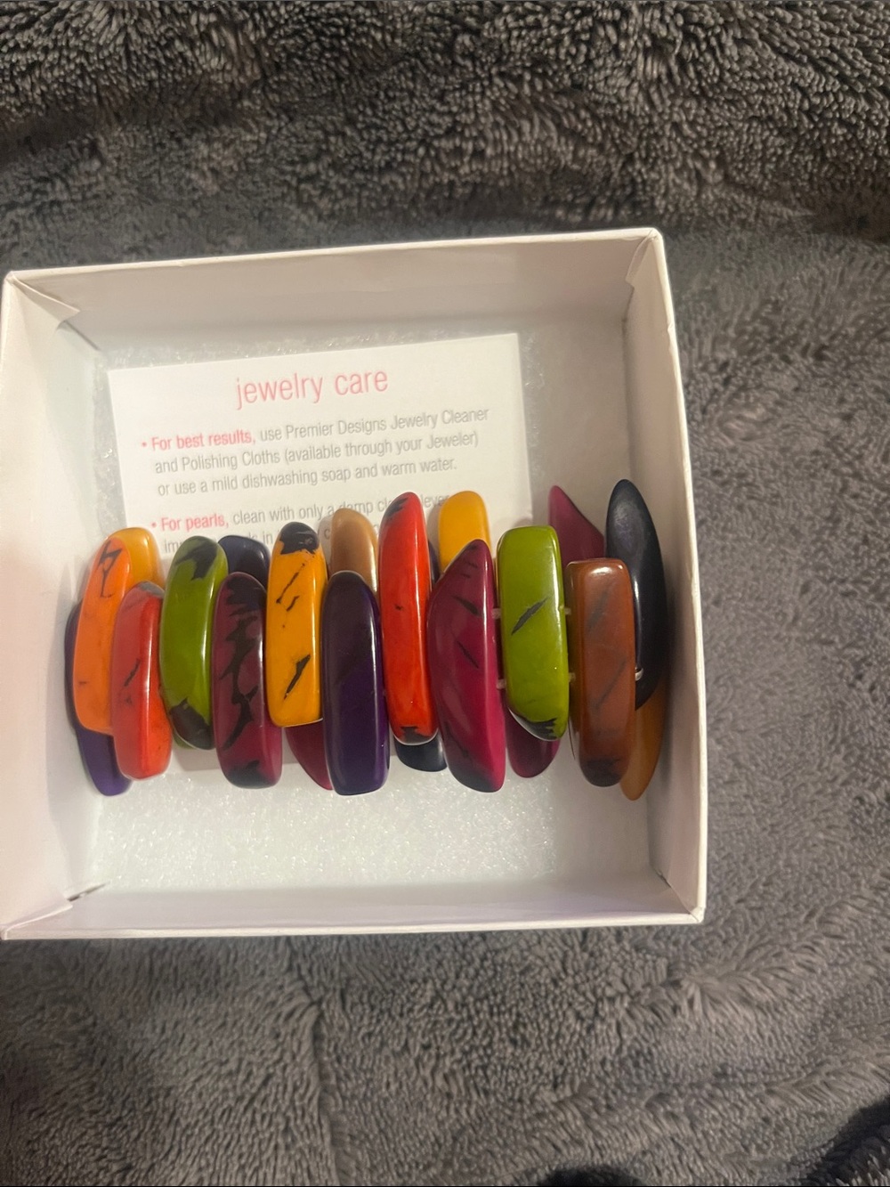 Colorful Multicolor Stretch Bracelet - Women Jewelry
